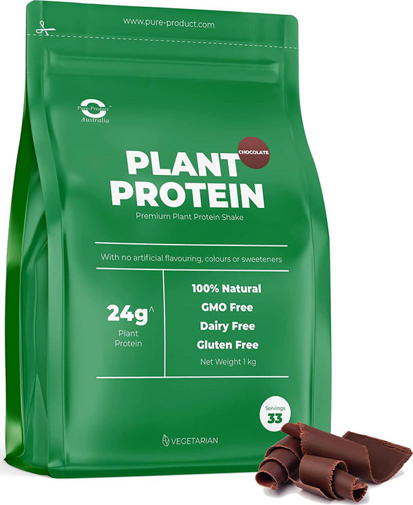 Pure Product Australia Pea and Rice Vegan Protein Powder, Chocolate 1 kilograms