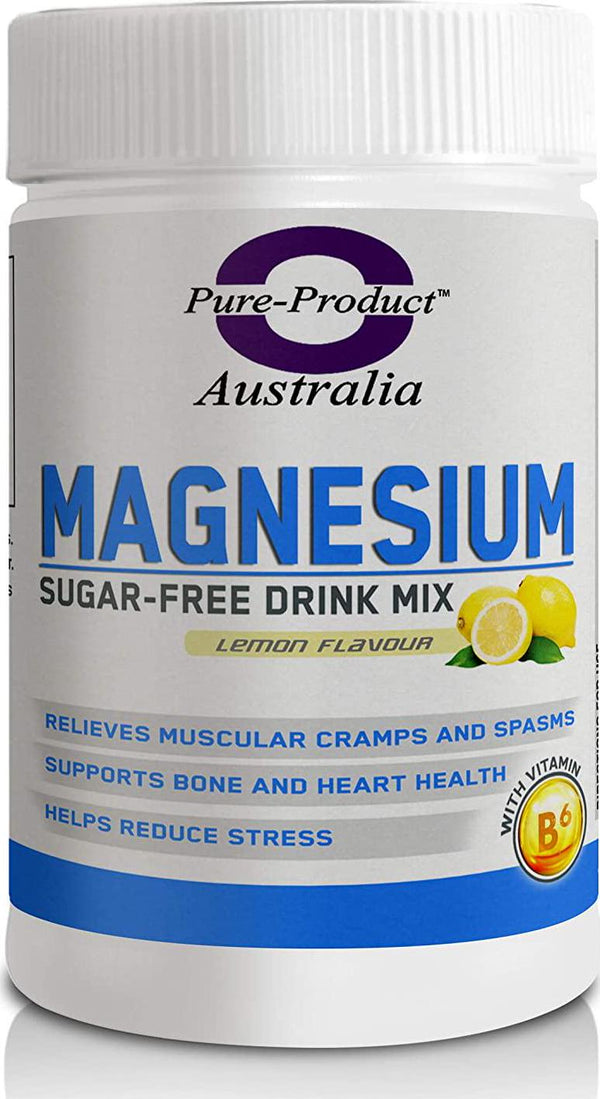 Pure Product Australia Magnesium Powder, Lemon 150 grams