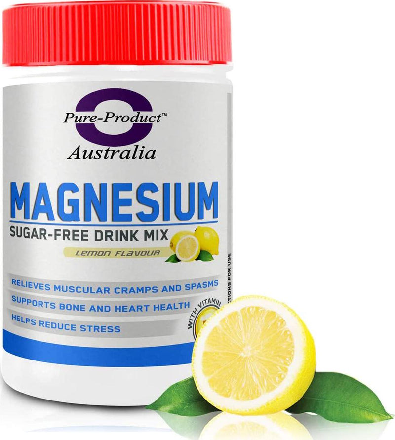 Pure Product Australia Magnesium Powder, Lemon 150 grams