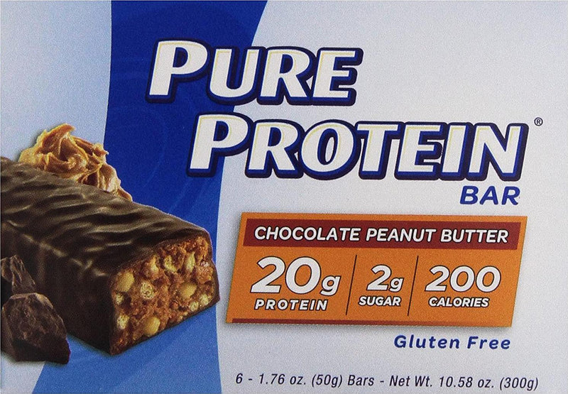Pure Protein Bar, Chocolate Peanut Butter, 1 pack 6 Count