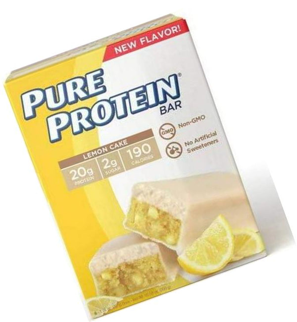 Pure Protein Pure Protein Bars, High Protein, Nutritious Snacks To Support Energy, Lemon Cake, 12 Count, 12 Count