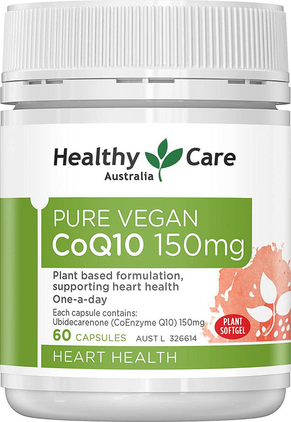 Pure Vegan 150mg CoQ10 Capsules
