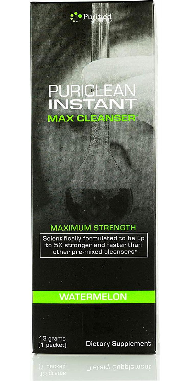 Puriclean Instant MAX Cleanser - Maximum Strength - 13 Grams of Powder Cleanser - 5X Stronger and Faster Than Other Pre-Mixed Cleansers - Watermelon Flavor (1 Pack)