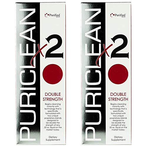 Puriclean X2 Detox Drink, Instant Cleansing Technology - Specifically formulated W/Two Unique Proprietary Blends (2 Pack) 32oz