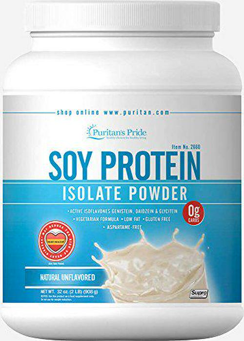 Puritan's Pride Soy Protein Isolate Powder Natural-32 oz Powder
