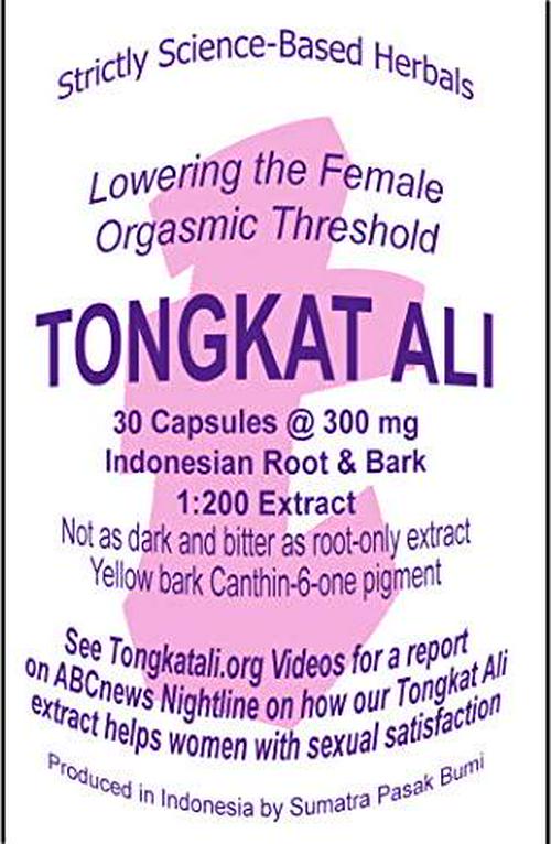 Purple Label Tongkat Ali, Indonesian 1:200 Extract, 30 x 300 mg