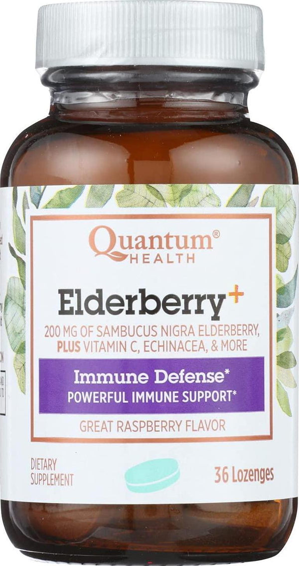 Quantum Health, Lozenge Elderberry Lozenges, 36 Count