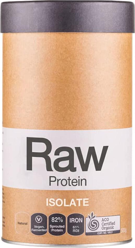 RAW Australian Made Vegan Organic Protein Isolate Natural (500g)