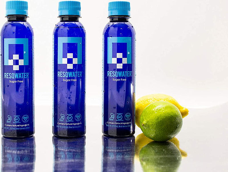 RESQWATER | Premium Sports Drink | 5 Cals and Zero Sugar | Health and Wellness Certs | Enjoyed daily by High-Performers and Elite Athletes (12 Pack)
