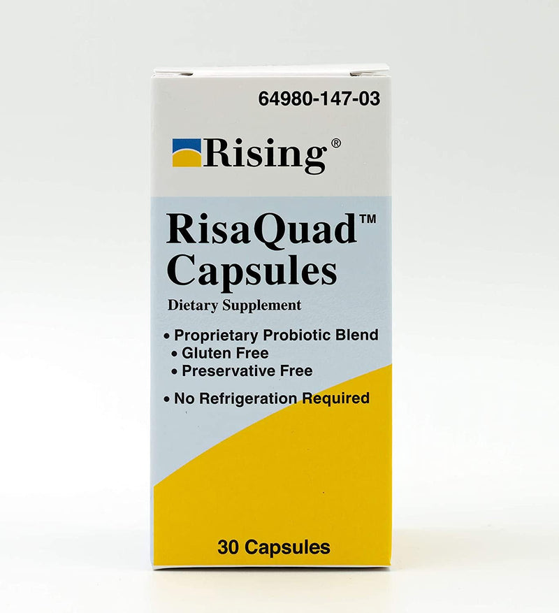 RISING PHARMACEUTICALS Risaquad Capsules, 30 Count