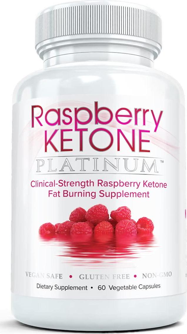 Raspberry Ketone Platinum (2 Bottles) - Clinical Strength - All Natural Fat Burning, Weight Loss, Diet Formula, 60 capsules