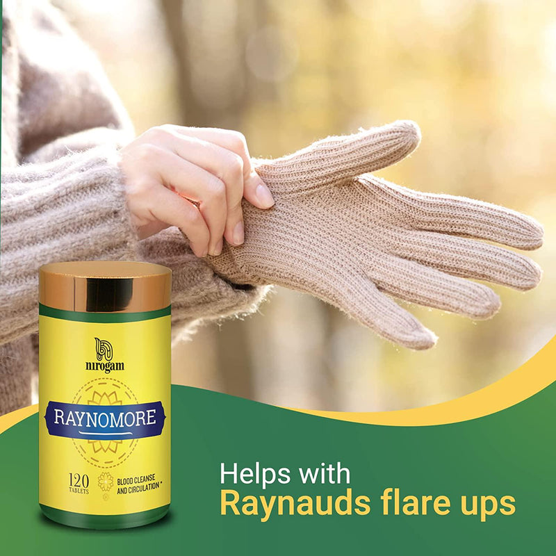Raynomore - 100% Natural Supplement for Raynauds Syndrome