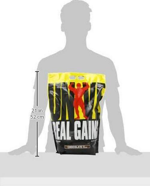 Real Gains Weight Gainer with Complex Carbs and Whey-Micellar Casein Protein Matrix Chocolate 10.6 #