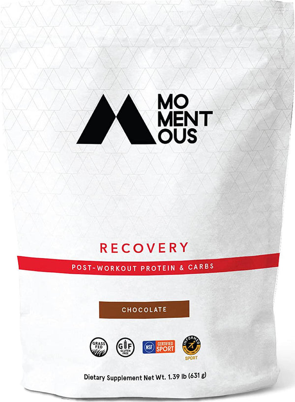 Recovery Grass-Fed Whey Protein Isolate, Post-Workout Protein Powder, 15 Servings, Gluten-Free, NSF Certified (Chocolate)