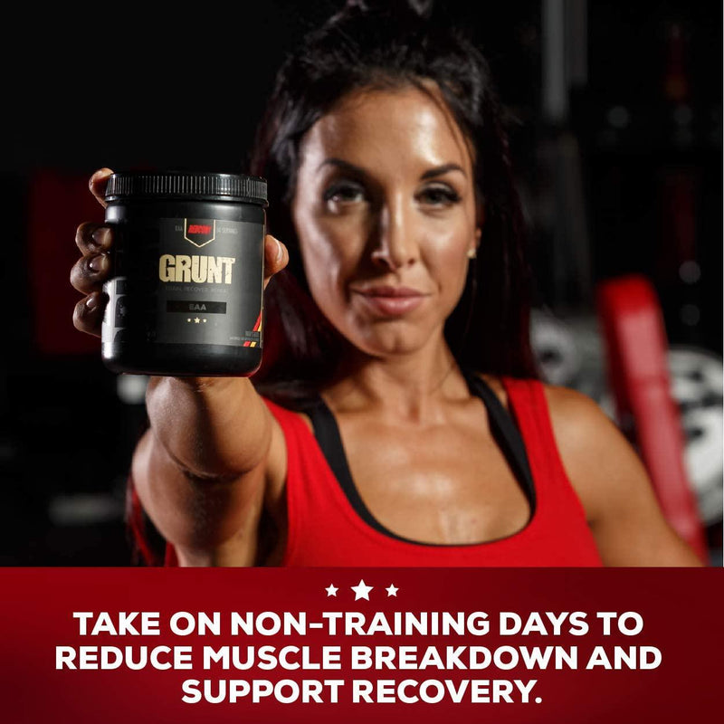 Redcon1 Grunt, EAAs, 30 Servings, Recover Faster, 9 Essential Amino Acids, Complete Protein Source (Pineapple Banana)