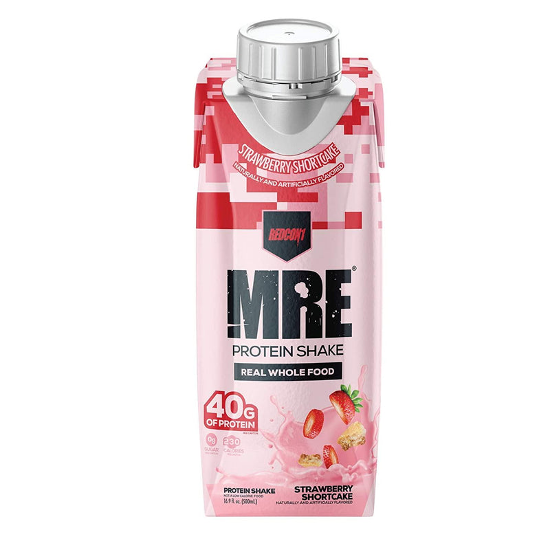 Redcon1 - MRE, Ready To Drink, Protein Shake Strawberry Shortcake (Case of 12)