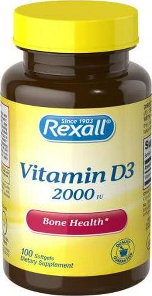 Rexall Vitamin D3 2000 Iu - Tablets, 100 Ct
