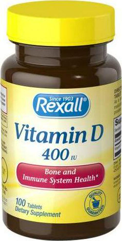 Rexall Vitamin D 400 Iu - Tablets, 100 Ct