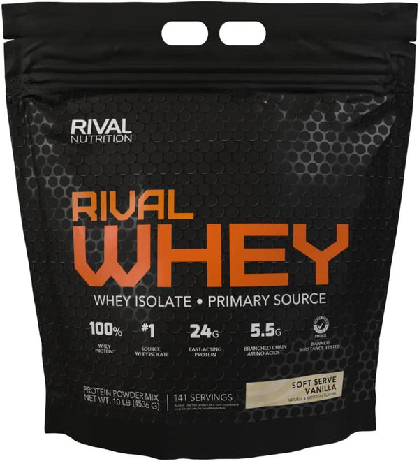 Rivalus Rivalwhey Vanilla 10lb, Vanilla, 10 Pound