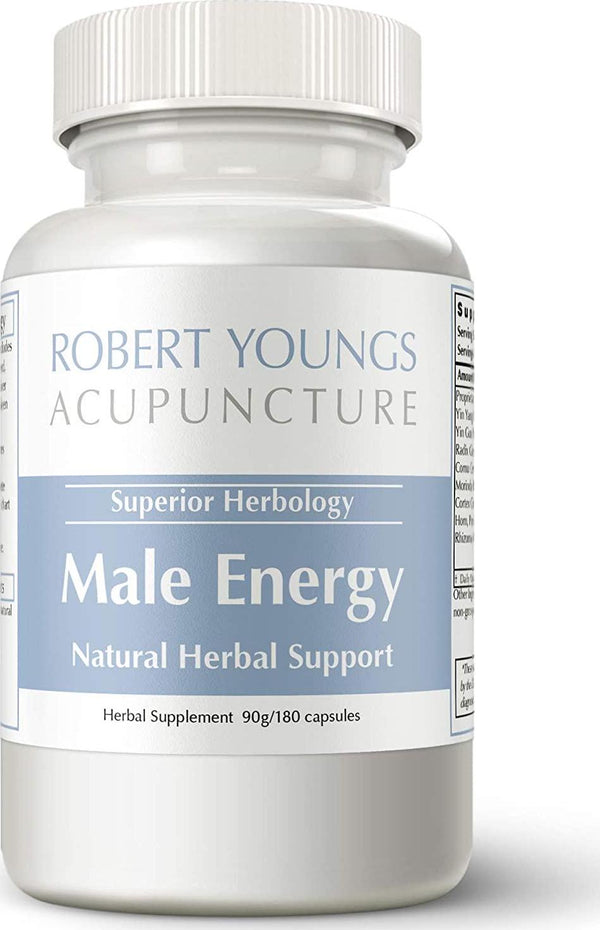 Robert Youngs Male Energy Supplement | Start Enjoying Life to The Fullest — Helps Boost Drive Athletic Health, Increase Youthful Energy, and Increasing Control Herbal Supplement | 180 Capsules