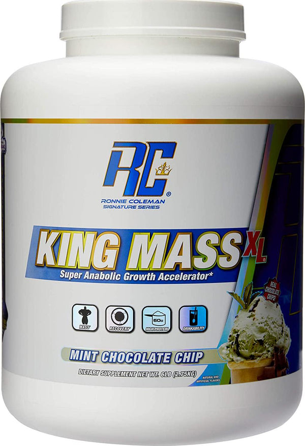 Ronnie Coleman Signature Series King Mass XL Super Anabolic Growth Accelerator - Mint Chocolate Chip 2.75kg
