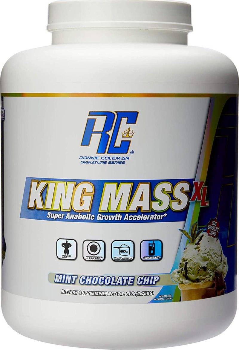 Ronnie Coleman Signature Series King Mass XL Super Anabolic Growth Accelerator - Mint Chocolate Chip 2.75kg