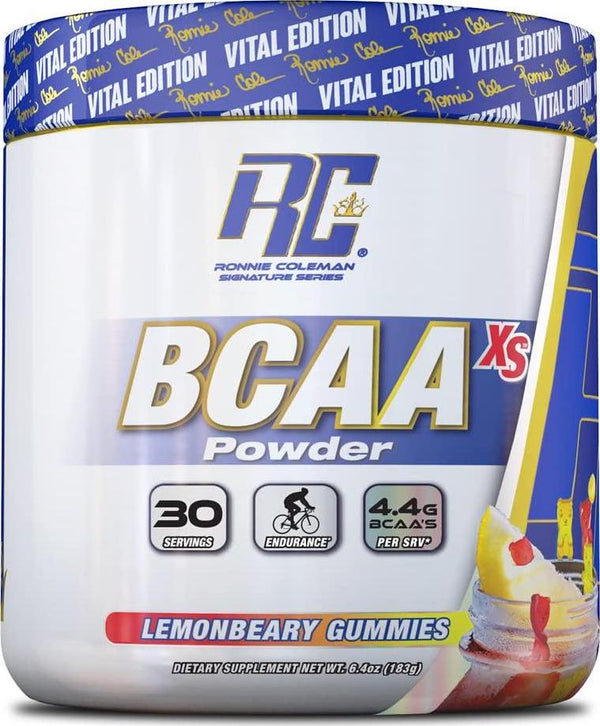 Ronnie Coleman Signature Series BCAA XS 2: 1: 1 Powder, Lemonbeary Gummies 183 g,, Lemonbeary Gummies 183 grams