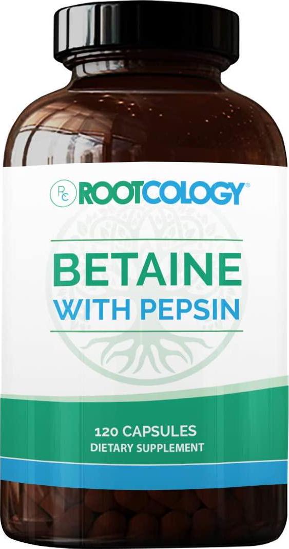Rootcology Betaine with Pepsin, 120 Capsules, by Izabella Wentz Author of The Hashimoto's Protocol