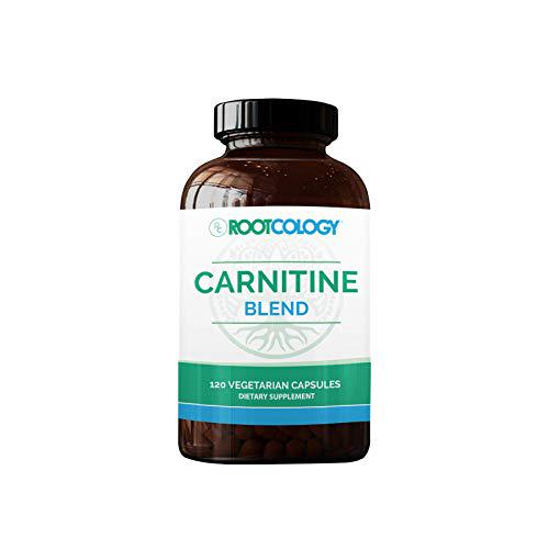 Rootcology Carnitine Blend - L-Carnitine and Acetyl-L-Carnitine Formula by Izabella Wentz Author of The Hashimoto's Protocol, Ideal for Vegetarians (120 Capsules)
