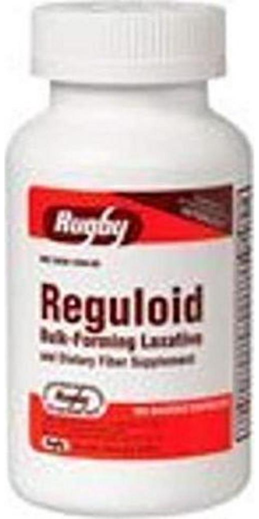 Rugby Reguloid Psyllium Husk Capsules, 160 Count Bottle