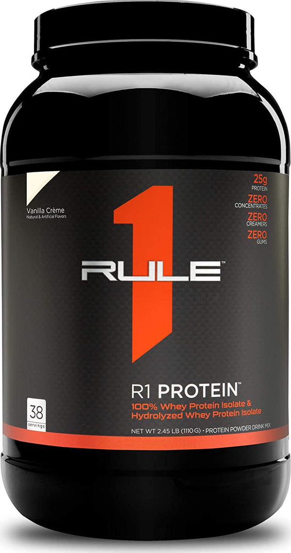 Rule1 R1 Protein 38 Servings, Vanilla Creme,, Vanilla Creme 1 kilograms