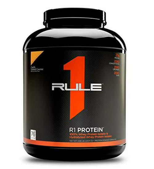 Rule1 R1 Protein 76 Servings, Lightly Salted Caramel, 2.5 kilograms