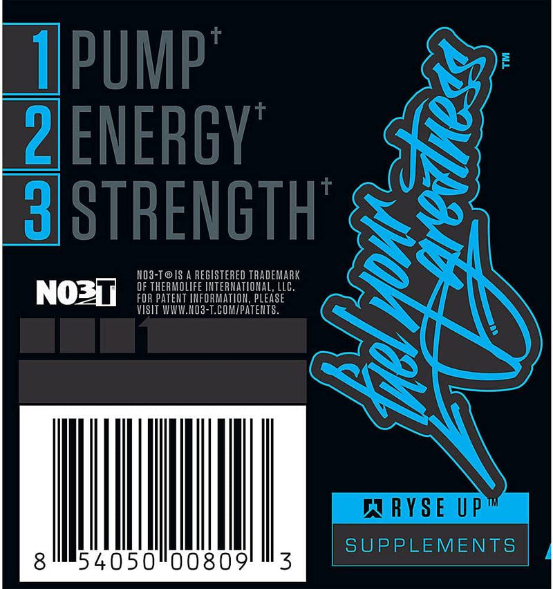 Ryse PRE Workout | Ryse Up Supplements | Fuel Your Greatness | Energy, Endurance, Focus, Next Level Pump, Citruline, Taurine, Arginine, CarnoSynÂ Beta Alanine, 20 Servings (Tiger&