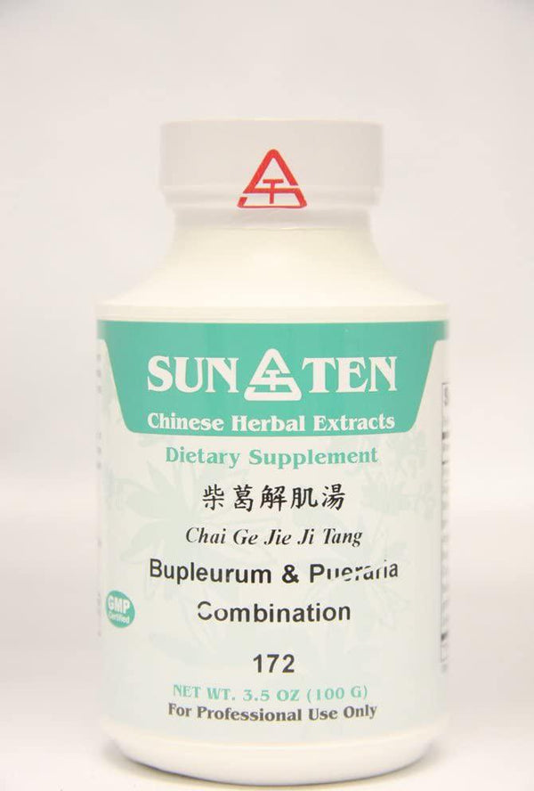 SUN TEN - BUPLEURUM and PUERARIA COMBINATI Chai Ge Jie Ji Tang Concentrated Granules 100g 172 by Baicao