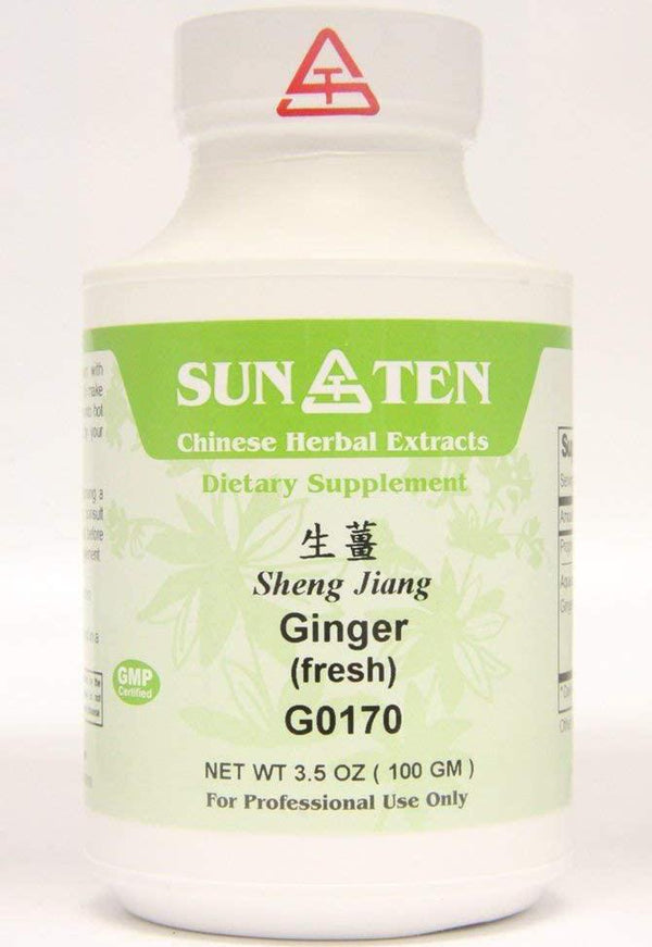 SUN TEN - Fresh Ginger Sheng Jiang Concentrated Granules 100g G0170 by Baicao