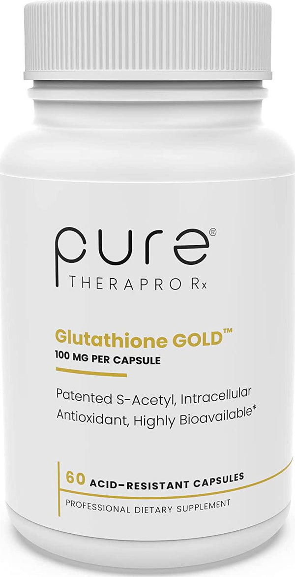 S-Acetyl Glutathione Gold - 60 DRcaps Acid-Resistant (New Smaller Size) | 100mg Per Capsule | Patented Acetylated Form of Glutathione (EmothionÂ ) | Zero Fillers / Flow Agents | Pharmaceutical Grade