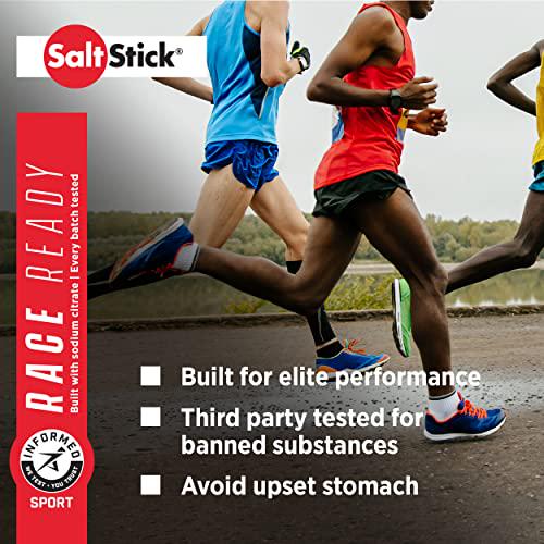 SaltStick Race Ready Caps, Informed Sport Certified Electrolyte Replacement Capsules with Sodium Citrate to Reduce Heat Stress, Muscle Cramping and Maintain Electrolyte Levels, 100 Count