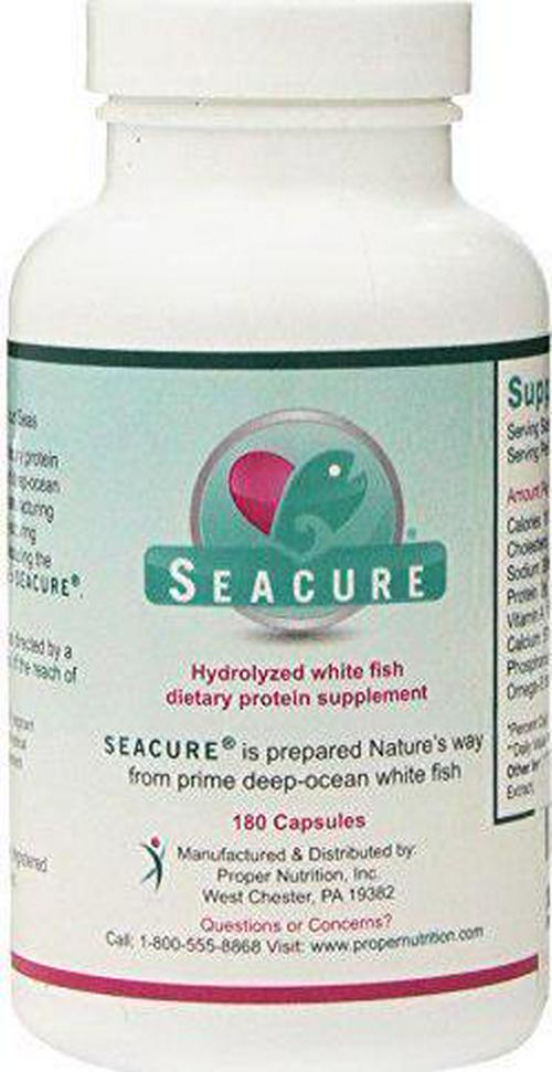 Seacure Hydrolyzed White Fish Protein, 180 Capsules by Proper Nutrition