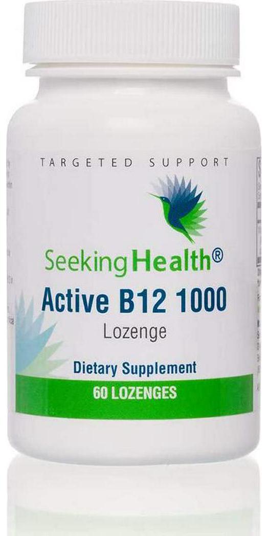 Seeking Health - Active B12 1000 mcg. - 60 Lozenges