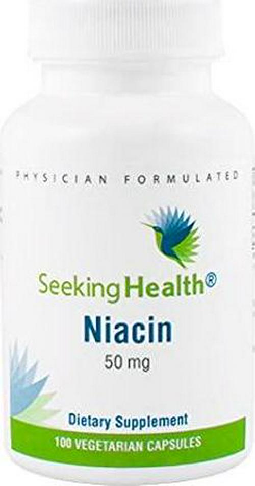 Seeking Health - Niacin 50 mg. - 100 Vegetarian Capsules