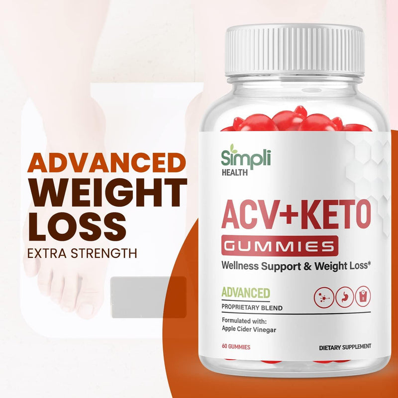 Simpli Health ACV Ketosis Gummies (3 Pack)