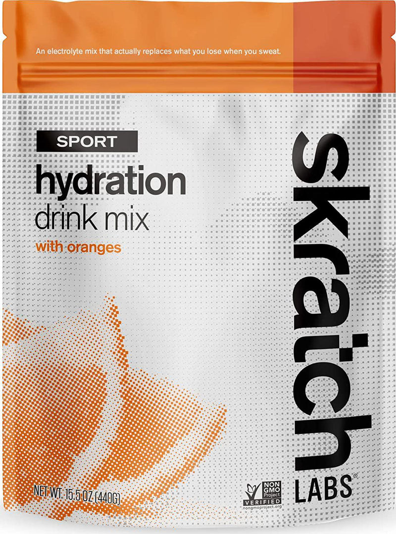 Skratch Labs Hydration Drink Mix- Orange- 20 Servings- Electrolyte Powder for Exercise, Endurance and Performance- Essential Electrolytes for Energy and Rapid Recovery- Non-GMO, Vegan, Gluten Free