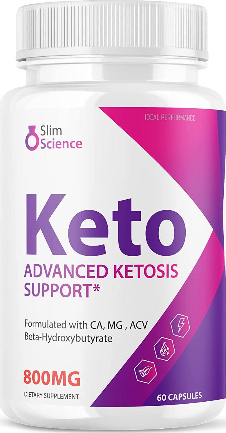 Slim Science Keto Pills 800mg Formula (60 Capsules)