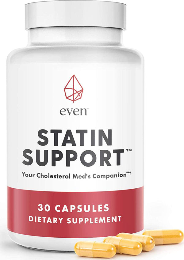 Statin Support: Your Cholesterol Medication’s Companion, Replenish Nutrients Lost When Taking Cholesterol-Lowering Meds, Dietary Supplement, 30 Capsules