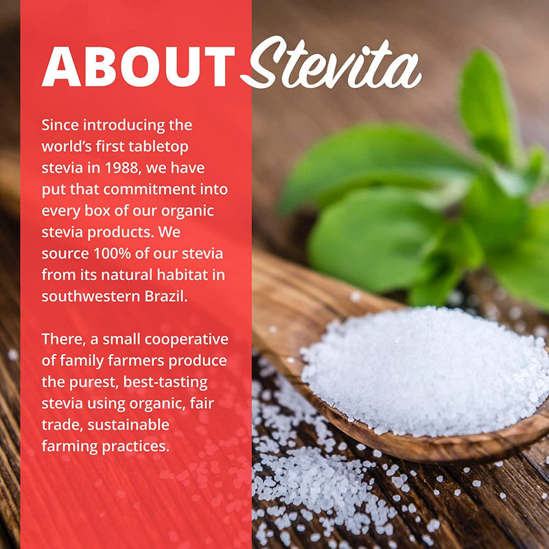 Stevita Organic Liquid Stevia - 3.3 oz - All-Natural Sweetener, Zero Calories - USDA Organic, Non-GMO, Vegan, Kosher, Keto, Paleo, Gluten Free - 500 Servings