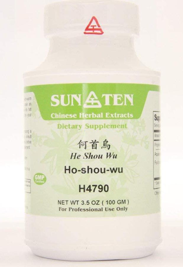 Sun Ten - Polygonum/HO-SHOU-WU He Shou Wu Concentrated Granules 100g H4790 by Baicao