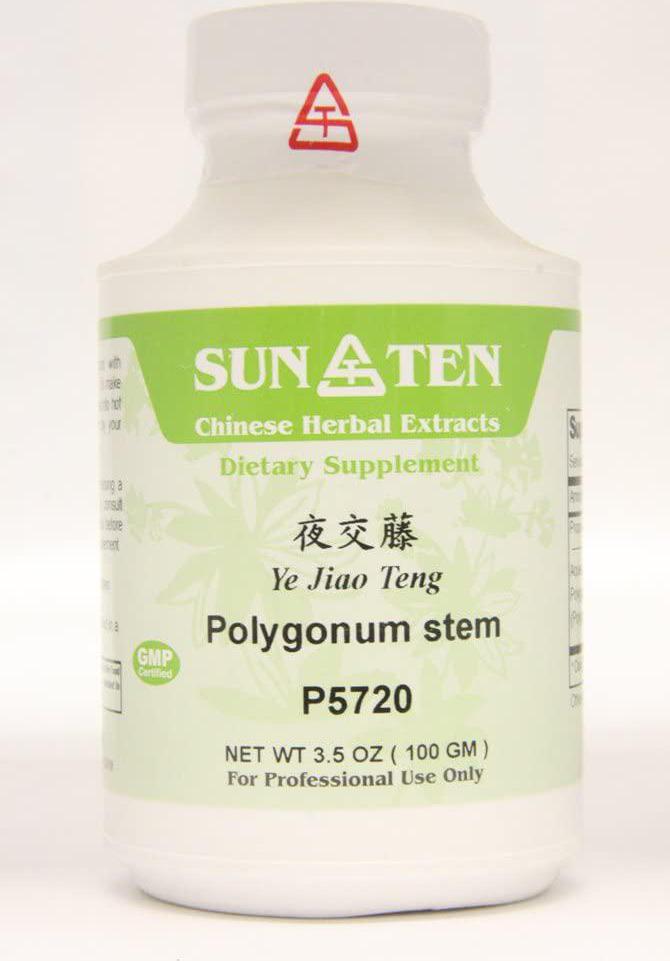 Sun Ten - Polygonum Vine/Polygonum STEM Ye Jiao Teng Concentrated Granules 10.
