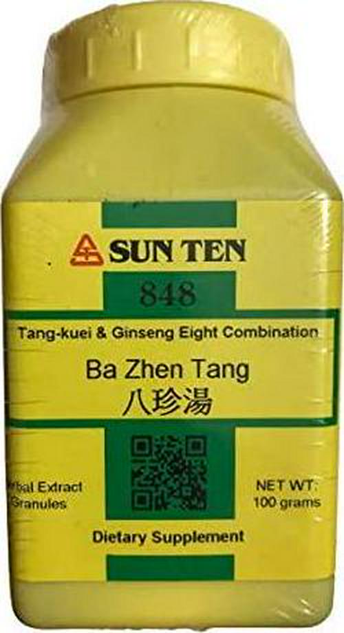 Sun Ten - Tang-KUEI and Ginseng Eight Comb Ba Zhen Tang Concentrated Granules 100g 848 by Baicao