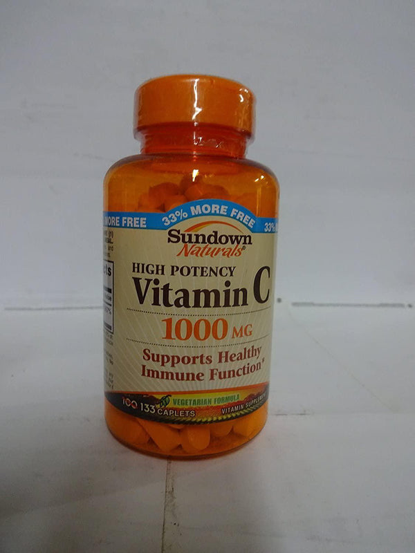 Sundown Vitamin C 1000 MG High Potency 133 Caplets