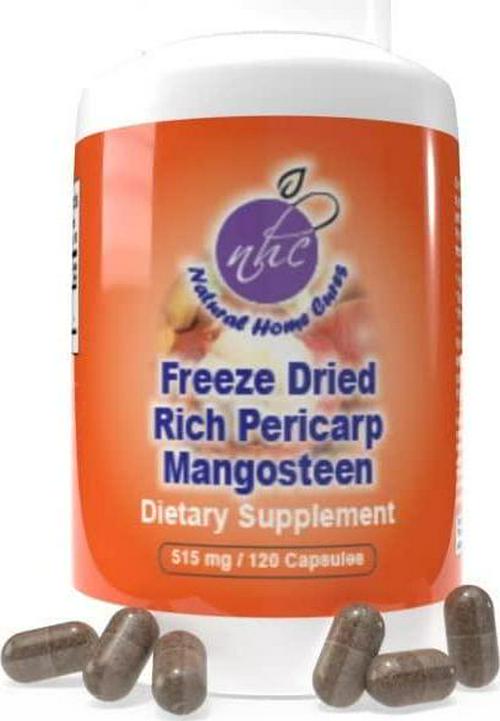 Super Concentrated/High Potency (Freeze Dried) Rich Pericarp Mangosteen Capsules with Immune Booster Support - (Freeze Dried = is Equivalent to 3 Bottles of Mangosteen in 1 Bottle) (1)